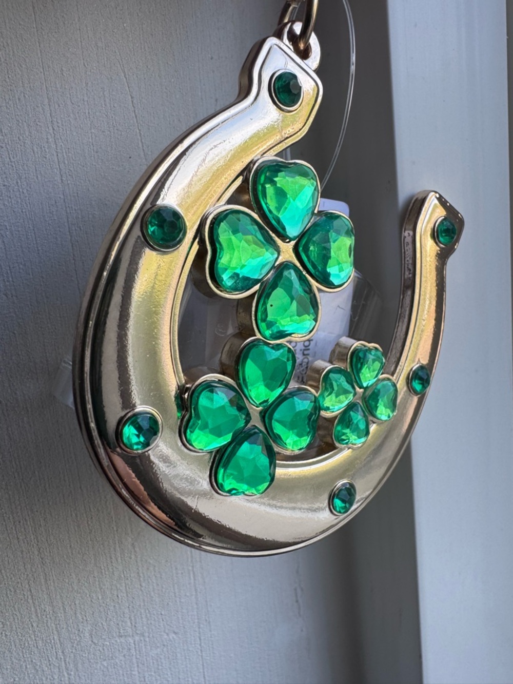 Bath and Body Works Shamrock for leaf Clover horseshoe Pocket Bac NWT